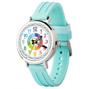 Kiddus Montre Éducative pour Enfants, Montre Bracelet Analogique pour Garçon et Fille à partir de 5 Ans, 3ATM et 5ATM, Première Montre avec Heures et Minutes, Cadeau Apprentissage pour Enfant (Kiddus, neuf)