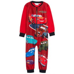 Disney Cars Grenouill&egrave;re pour enfants en polaire All In One pour gar&ccedil;ons Flash McQueen Pyjama Mater Grenouill&egrave;re pyjama, multicolore, 6-7 Years (Lora Dora, neuf)