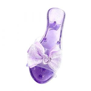 Luwecf Sandales En Gel&eacute;e &agrave; Enfiler pour Chaussures, D&eacute;guisements, Cosplay, Chaussures de Princesse, Talons pour Enfants, pour &eacute;v&eacute;nements, F&ecirc;tes, No&euml;l, Annive, Violet (Fenbin, neuf)
