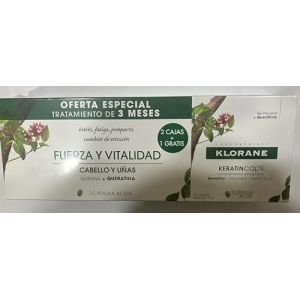 Klorane Trio Keratincaps 90 g&eacute;lules (INOPHARMA, neuf)