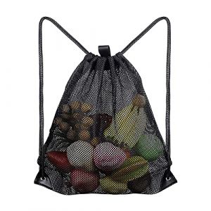 Sac à dos en Maille, Sac de plage en Maille, Sac Filet en Nylon, Sac à Dos à Cordon, Sac à Dos Plage, Sacs à Cordons Réglable, pour la natation, la plongée, le voyage, la salle de sport (45 * 40cm) (migohouse-store, neuf)