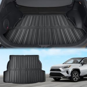 ECOZEN Tapis de coffre hybride pour Toyota RAV4 2019-2025, protection 3D toutes saisons, tapis de sol antidérapant, accessoires Toyota RAV4 (tapis de coffre pliant) (ECOZEN-GROUP, neuf)