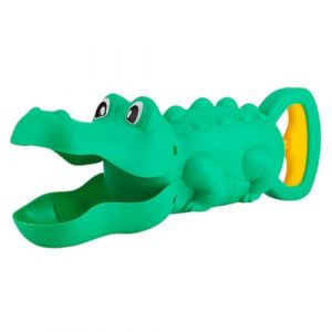 Pince à sable pour enfants-design d'animaux-pelleteuse manuelle pour bac à sable et plage-jouet de sable d'extérieur-jouet de plage et jouets aquatiques pour tout-petits à partir de 3 ans(Alligator) (NHQZ, neuf)