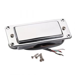RuiJOTWAT Mini Humbucker LP Guitar Neck Bridge Pickup pour Les Paul, Echo Organ, Cigar Box Guitar-Chrome (ruimans, neuf)