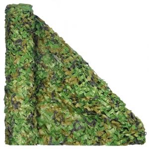Filet de Camouflage Jungle Filet D'Ombrage, 3x3m Tissu Oxford Filet Camouflage Militaire pour La Chasse, Photographie, L&eacute;ger et Durable, Plusieurs Tailles (TIANLUO NET STORE, neuf)