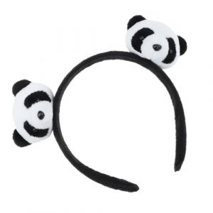 IWOWHERO Bandeau Cheveux Peluche Panda Doux pour Filles et Femmes Accessoire Coiffure Gar&ccedil;on Fille Serre-t&ecirc;te Large Confortable Design Cartoon Adorable Cadeau F&ecirc;te Anniversaire No&euml;l (Ssaaya, neuf)