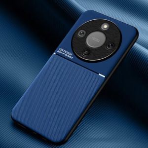 COMAKU Coque pour Honor Magic 8 Lite/Honor X9d 5G Ultra-Mince PU +TPU Silicone Texture Antid&eacute;rapante et Antichoc Housse Coque -Bleu (Dinsi, neuf)