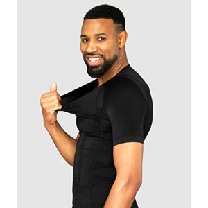 Smart-Shirt® T-shirt Intelligent | Correcteur de Posture | Anti Mal de Dos | Redresse Dos et Epaules | Confort Extrême | Stimule les Muscles (Curveless, neuf)