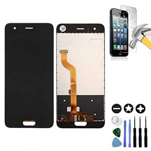 Mobilevie &Eacute;cran Compatible avec Huawei Honor 9 Noir : &Eacute;cran Remplacement LCD + Vitre Tactile Haute Qualit&eacute; Facile-&agrave;-Monter sans Ch&acirc;ssis (Mobilevie, neuf)