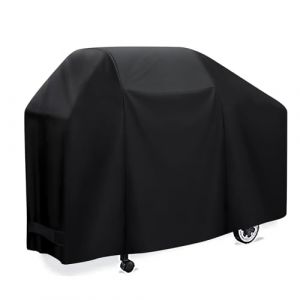 Delixike Housse de Barbecue 7552-154 cm - Housse de Barbecue pour Barbecue Weber Genesis Argent/Or/2000-5500 - Revêtement PU imperméable et résistant (delixike-fr, neuf)