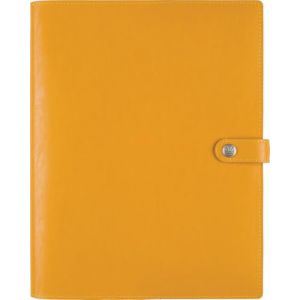 OBERTHUR - 1 Agenda Organiseur Semainier 27 Spiral&eacute; LADY KENT - Janvier 2026 &agrave; D&eacute;cembre 2026 - Format : 21 x 27 cm - Couverture Safran - 2 Langues (Papeterie Libellus, neuf)