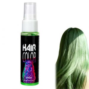 Spray Colorant Capillaire Temporaire,Spray de Coloration Temporaire pour Cheveux Lavable,Temporary Hair Color Sprays pour Homme et Femme,Sprays de Coloration pour F&ecirc;te,Halloween,Carnaval,No&euml;l (Vert) (Elliot  Ree, neuf)