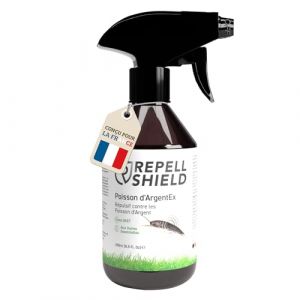 RepellShield® Spray Anti Poisson d'Argent - Protection Maison & Textile - Non Tachant, Parfum Naturel - Usage Intérieur & Extérieur - Barrière Répulsive Longue Durée aux Huiles Essentielles, 250ml (Vivere GmbH, neuf)