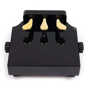 Rehausseur de pédale de piano avec 3 pédales en métal et rembourrage en éponge, tabouret pour enfants réglable en hauteur, apprentissage du piano (JinYuLYEU, neuf)