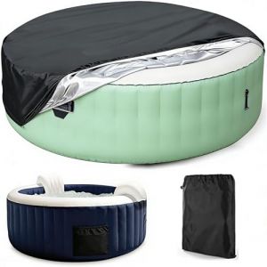 SJASD Housse de Protection for Piscine ou Spa,Jardin Ronde Spa Gonflable Bache pour Table Impermeable,Poussi&egrave;re B&acirc;che De Protection Imperm&eacute;able Et Aux Rayons (Size:210 * 30cm) (GSL Nord, neuf)