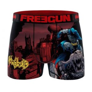 FREEGUN Boxer Homme DC Comics Batman Gotham City (XXL, Batman Red DC24) (FUN_HEAD, neuf)