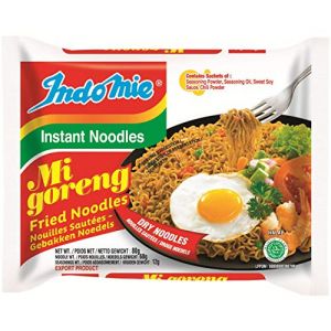 Indomie Mi Goreng Lot de 10 nouilles instantanées sans graisses saturées 800 g (FusionEat, neuf)