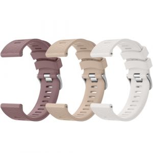 Wanme Bracelet Compatible Garmin Forerunner 245/645/245 Music Femme Homme, 20mm Silicone Release Replacement Classic Bracelet pour Garmin Forerunner 645/645 Music (DgYuanLiYuan, neuf)