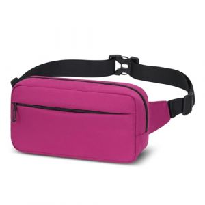 Sac &agrave; Dos Fanny Pack Hommes Femmes Grande Capacit&eacute;,Dos imperm&eacute;able avec Ceinture Ajustable,de Taille pour l'ext&eacute;rieur Course &agrave; Pied Marche Randonn&eacute;e Jogging (Rouge) (ZONEKEY, neuf)