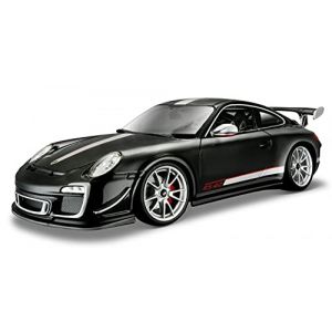 Porsche 911 997 GT3 RS 4.0 Coup&eacute; Noir Argent 2004-2012 1/18 Bburago Mod&egrave;le voiture (VOYTO FR, neuf)