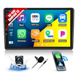 CAMECHO 2+64G 9" Autoradio pour Fiat Ducato/Peugeot Boxer/Citroën Jumper 2011-2022, Android 13 HD Écran Tactile sans Fil Carplay Android Auto Radio avec Bluetooth WiFi GPS FM/RDS +Caméra de Recul (dahuanhuan, neuf)