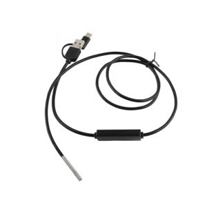 Endoscope &eacute;tanche avec Objectif de 3,9 Mm de Diam&egrave;tre, Endoscope WiFi avec Cam&eacute;ra Haute D&eacute;finition pour l'industrie (Tomanteryg0r8u3edbx-11) (Yumujo, neuf)