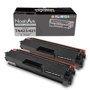 NoahArk Compatible TN423 TN-423 TN421 TN-421 Cartouche de Toner pour Brother HL-L8260CDW HL-L8360CDW HL-L9310CDW MFC-L8610CDW MFC-L8900CDW MFC-L9570CDW MFC-L8690CDW DCP-L8410CDW DCP-L8410CDN (2 Noir) (NoahArk-FR, neuf)