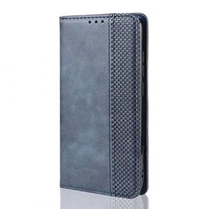 SEAHAI Housse Folio en Cuir pour Ulefone Note 19 Coque, Premium PU/TPU Flip &Eacute;tui Portefeuille avec Fentes pour Cartes, Antichoc Protection Etui Case Cover - Bleu (Liner-EU, neuf)