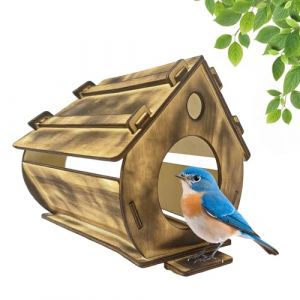 Maison d'oiseaux Ext&eacute;rieure pour Jardin,Nichoir Suspendu pour Jardin,Abri d'oiseaux pour l'Arri&egrave;re-Cour | Installation Terrasse Balcon Arbre Observation Ornithologique (Lvpeng, neuf)