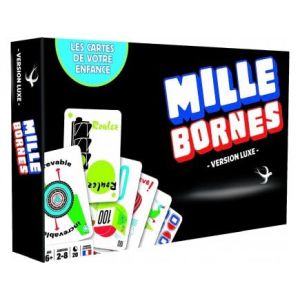 cavernedesjouets 1000 bornes Version Luxe 2-8 Joueurs - Mille bornes - Jeu de Societe Classique Famille - Set Fabrique en France avec Carte Tigre (RLW FBA FR, neuf)