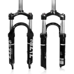 ZTZ Fourche de Suspension de v&eacute;lo Pliable de 50 cm, d&eacute;placement de 80 mm, moyeu Spatial de 100 mm, QR 9 mm, Fourche Avant de Frein &agrave; Disque de Verrouillage, id&eacute;al pour v&eacute;lo Pliant, BMX, VTT (ZTZ Accessoires V&eacute;lo, neuf)