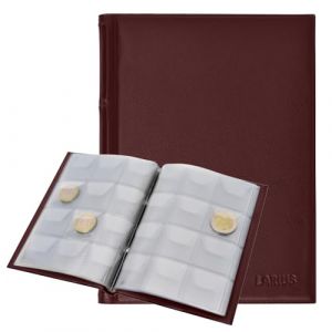Album Pour 120 Pièces de 2 Euros, Rangement de Monnaies Commémoratives (Rouge) (Larius Group Dmitrii Nikolaev, neuf)