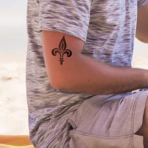 TATWOTOI - Pochoir pour tatouage éphémère - Fleur de Lys (SARL TATWOTOI, neuf)