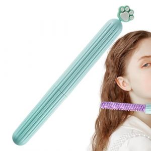 Compact Travel Hair Comb, Pen-Shaped Comb, 7.28x0.59x0.59 Inch Pocket-Sized Styling, Lightweight & Portable, Smooth Glide Teeth, Styling Brush for Wavy, Thick, Long (jinckmz, neuf)