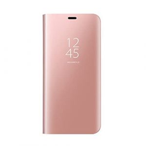 Dedux Coque pour Honor Magic 7 Lite 5G (Magic7 Lite) / X9c, Clear View Etui à Rabat Cover Flip Translucide Standing Support Miroir Antichoc Portable Case.Or Rose (Dedux, neuf)