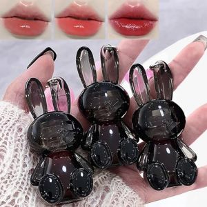 3 Pièces Set De Gloss Hydratants Bunny, Rouge à Lèvres Liquide En Gelée Brillant à Lèvres Brillant Et Mignon Huile Pour Les Lèvres, Hydratant, Fini Verre Pour Les Femmes (DENESTUP, neuf)