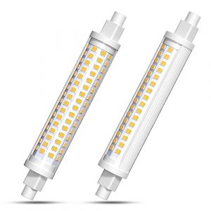 Luxvista Ampoule LED 15W R7S 118mm, Equivalent 150W R7S Ampoule Halog&egrave;ne, Blanc Chaud 3000K tr&egrave;s lumineuse 300&deg; angle de rayonnement, Non Dimmable Ampoule lin&eacute;aire &agrave; double t&ecirc;te (paquet de 2) (WILMAXY CHAMON LTD-EU, neuf)