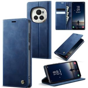 owlhold Coque Honor Magic 7 Pro Cuir PU Premium Fentes Cartes Etui Pochette de Portefeuille avec Fonction Support Case à Rabat Coque Honor Magic 7 Pro - Bleu Vert (owlhold, neuf)