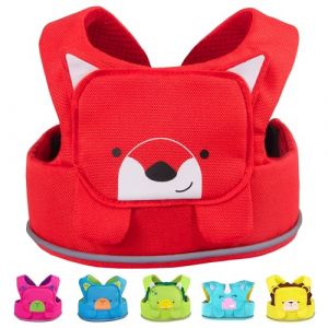 Trunki ToddlePak – Harnais Enfants, Harnais de Marche pour Bébé et Harnais Sécurité pour Enfants – Harnais Enfants Promenade Felix Renard (Rouge) (Trunki Europe, neuf)