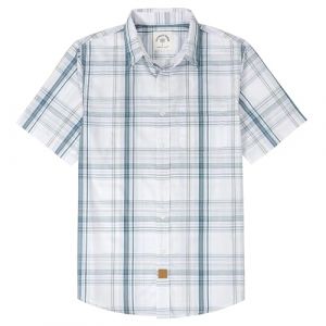 Dubinik® Chemise Homme Manches Courtes Carreaux De Travail Poche Casual Été Chemisette Homme Bouton Chemise Carreaux Homme (Dubinik®EU, neuf)