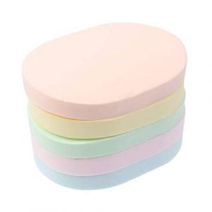 10Pcs &Eacute;ponges pour Le Visage D&eacute;maquillants Cookie Puff &Eacute;ponge de Cellulose Naturelle Chiffons de Nettoyage pour Le Visage Mascara Ombre &agrave; Paupi&egrave;res Rouge &agrave; L&egrave;vres Fond de (Different Quality, neuf)