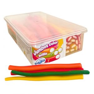 MUNDIDOLÇ Jumbos. Bonbons Acidulés. 30 Unités. Bonbons et Friandises. Bonbons Gélifiés Anniversaire et Halloween (Fruits Brillants) (GOLOSINAS LM, neuf)