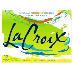 La Croix, Lot de 12 flacons de mangue p&eacute;tillante, 35 ml (Broadway Candy Co, neuf)