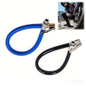 Tube de rallonge pour gonflage de pneus en caoutchouc renforc&eacute; &ndash; flexible, &eacute;tanche, connexion rapide, id&eacute;al pour compresseur portatif et pneus de v&eacute;lo/moto/auto (HERBERT UND KLAUS GMBH, neuf)