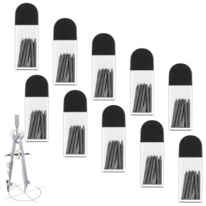 JEYORZY 100 Pièces 2 mm HB Recharges de Mine de Compas Remplacement de Mines dans les Tubes de Recharge pour Compas, Bon pour Mathématiques Dessin Élaboration (Wacicy EU, neuf)