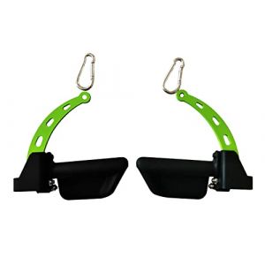 Attache de câble de Gym, Barre d'écartement réglable pour Le Fitness à Domicile, Attaches de Traction Latte pour Machine à système de poulie de câble (SP-PADDLE GRIP) (KORIKAHM, neuf)