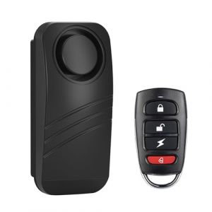 Alarme de v&eacute;lo sans fil - Capteurs de vibrations : alarme de moto avec t&eacute;l&eacute;commande, alarme antivol puissante 100 dB - Accessoires de scooter - Alarme de vibration - Alarme anti-vol de porte - Pour (LeTstar, neuf)