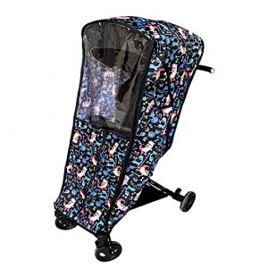 Habillage Pluie Universelle Poussette, Habillage PluieConfort Universel, Habillage Pluie Tissu Oxford, pour Tout Type Poussettes Protection Contre Pluie Étanche à la Poussière (Dinosaure) (Splendid sunset, neuf)