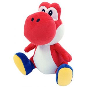 Sanei Super Mario All Star Collection Yoshi Plush Small Peluche (Rouge) (GJG AUDIO, neuf)