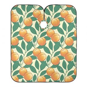 Tablier Feuilles De Pêcher Vintage, Cape De Coiffure Professionnel Tablier De Coiffure Universelle Tablier De Barbier Pour Coiffure Enfants Adultes (bozhoushixiangbenshangmaoyouxiangongsi, neuf)